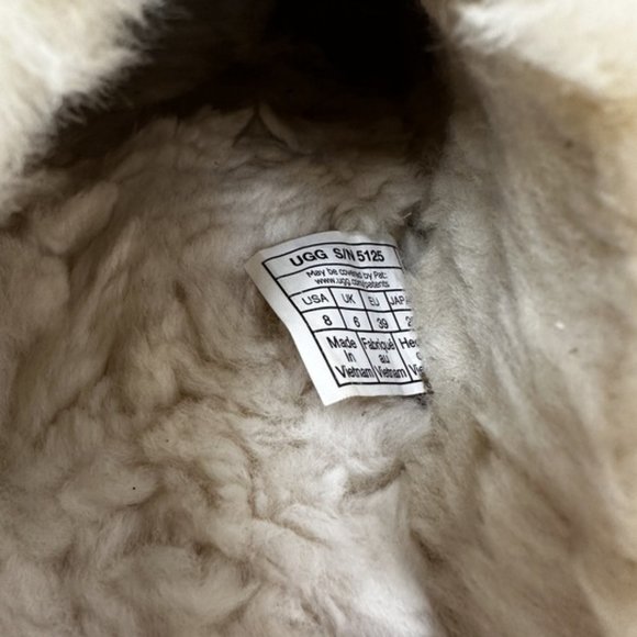 UGG Women's Coquette Chestnut 5125 Size 8 USED NO BOX (7/10) - Picture 7 of 7